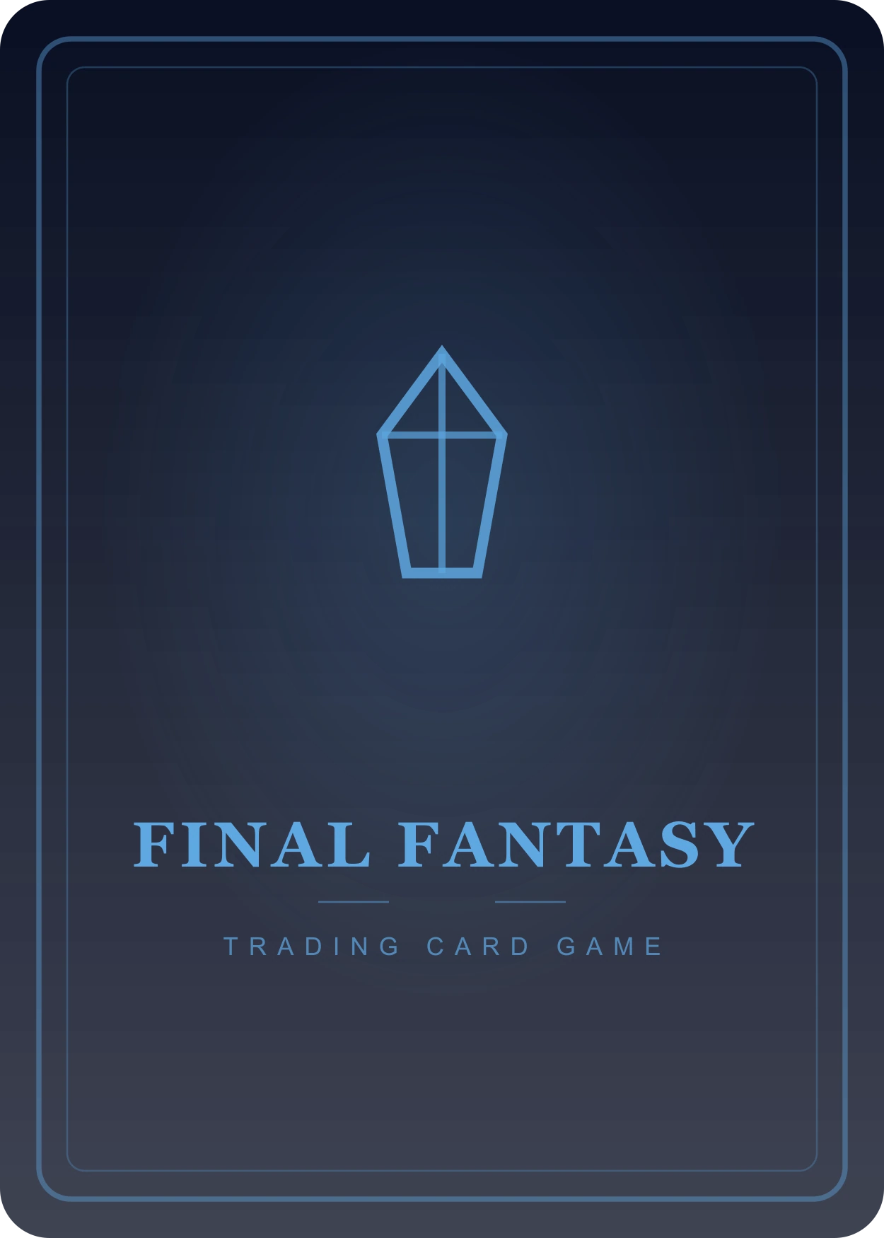 Final Fantasy TCG card back illustration