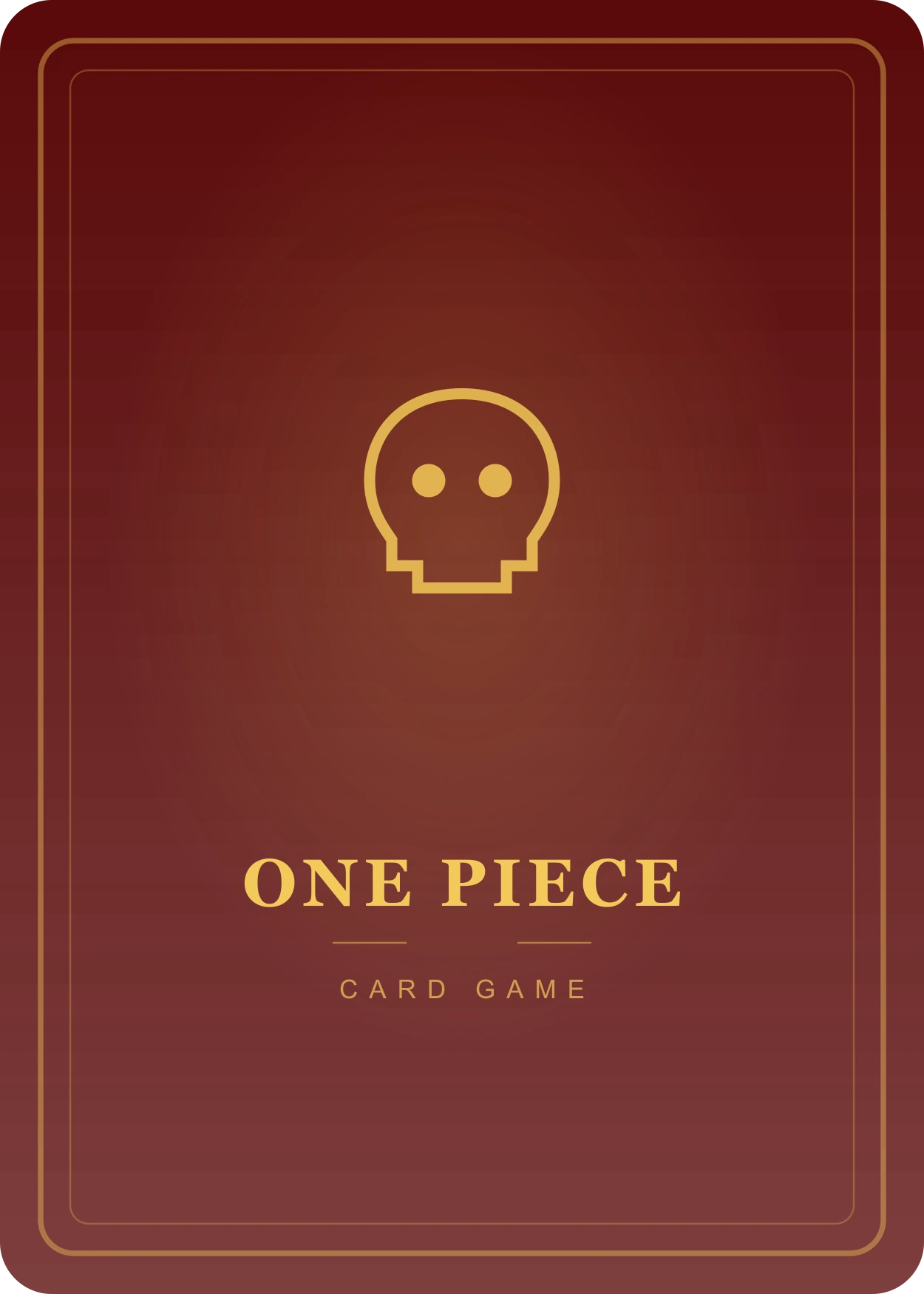 One Piece TCG card back illustration