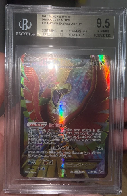 New Grade. Trading card after CardRevive restoration